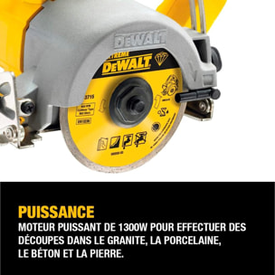 Scie circulaire à matériaux 1300 W - 110 mm - DEWALT - DWC410-QS