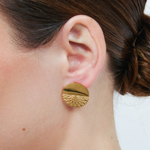 Pendientes Soodla acabado oro amarillo 18k