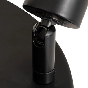 Plafonnier Adelia noir 25x16cm