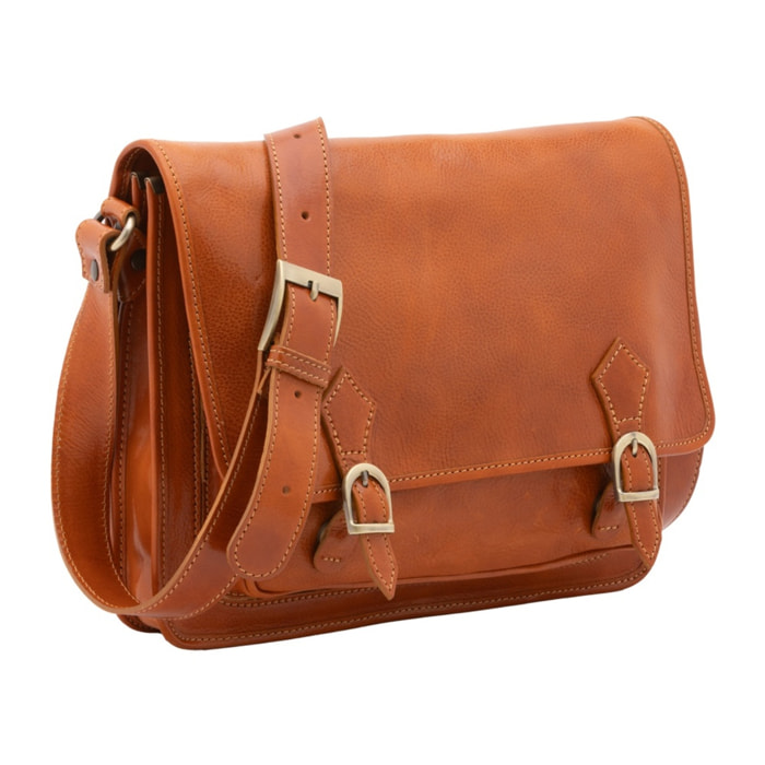 Borsa a tracolla da donna - Modello False - 100% pelle - 35.0 x 27.0 x 14.0 cm