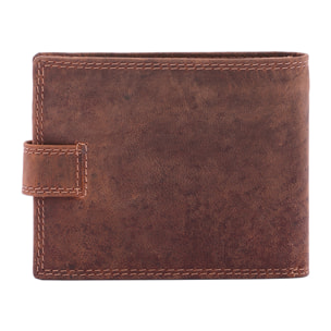 Portafoglio  da uomo In Vera pelle Made in Italy 10x12,5x3 cm