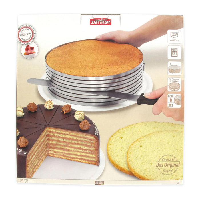 Ensemble de 2 ustensiles de pâtisserie pour layer cakes Zenker