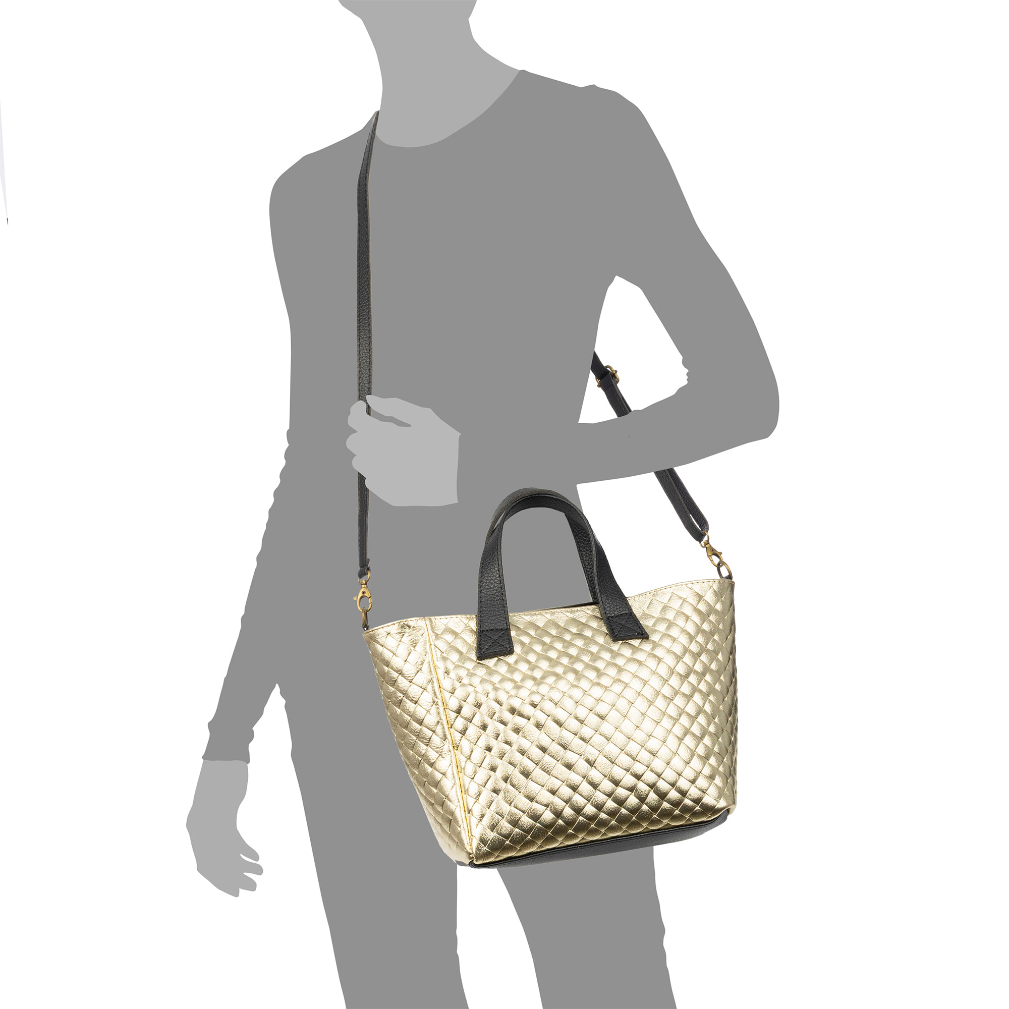 Cassandra borsa tote donna. Pelle autentica Camoscio laccato lucido.