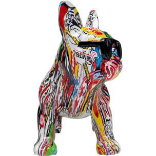 Déco bouledogue graffiti lunettes Kare Design