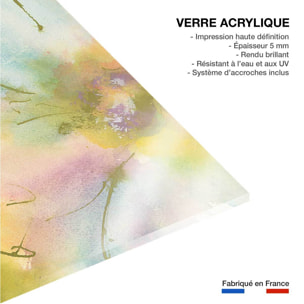 Tableau pastel flower Tableau plexiglas