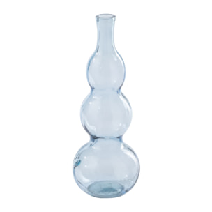 J-Line Vase - verre - bleu clair