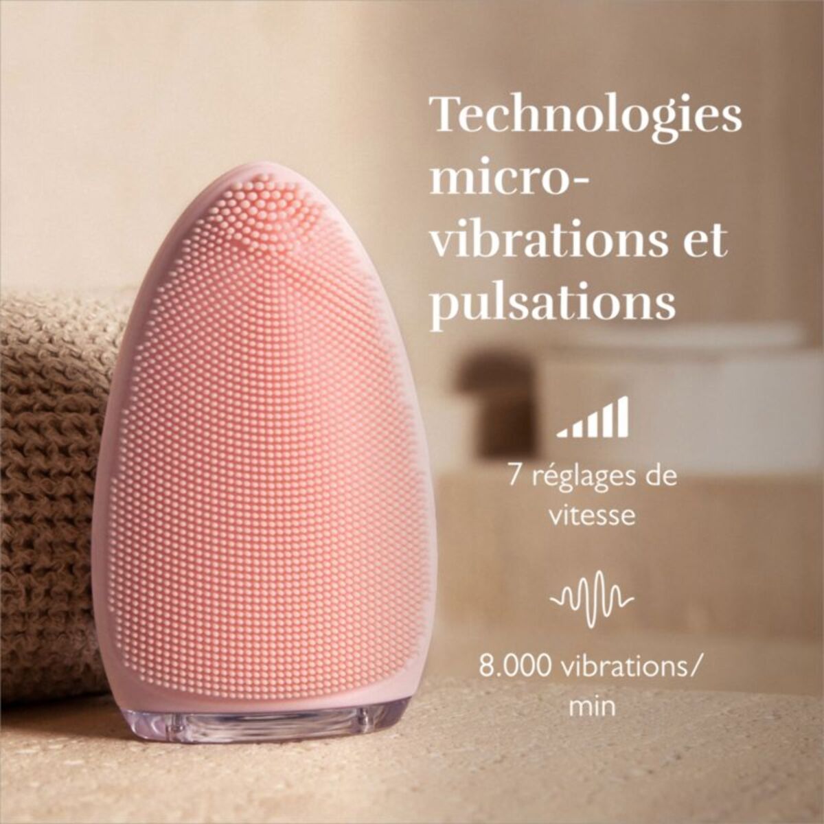 Brosse nettoyante visage SILK'N Bright FB1PE1P001