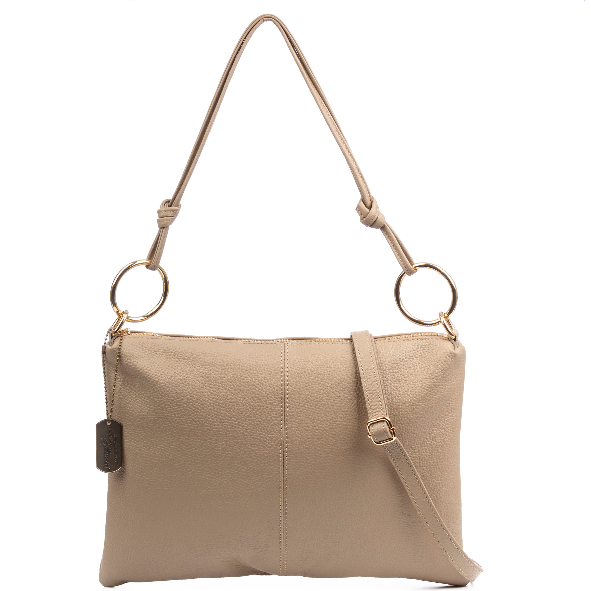 Bellusco Bolso de hombro Mujer. Piel auténtica Dollaro.