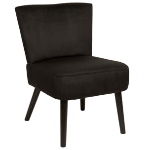 Fauteuil Crapaud Giulia Noir