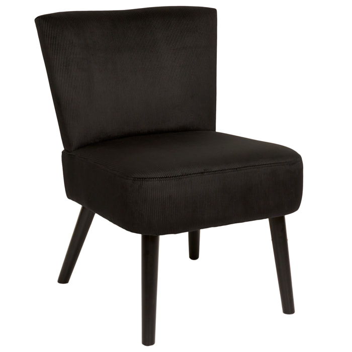 FAUTEUIL CRAPAUD GIULIA NOIR