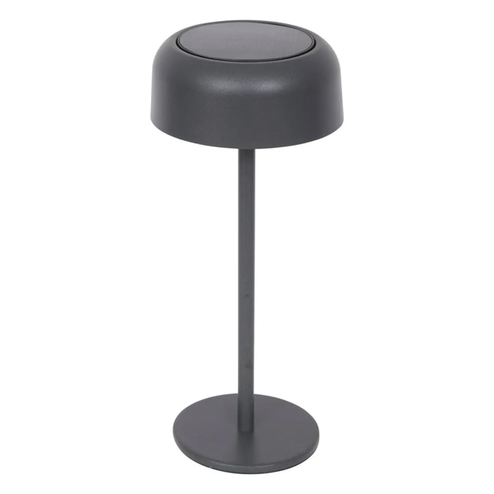 Lampe Bolty solaire gris graphite H30cm