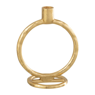 J-Line bougeoir Anneau - aluminium - or - large