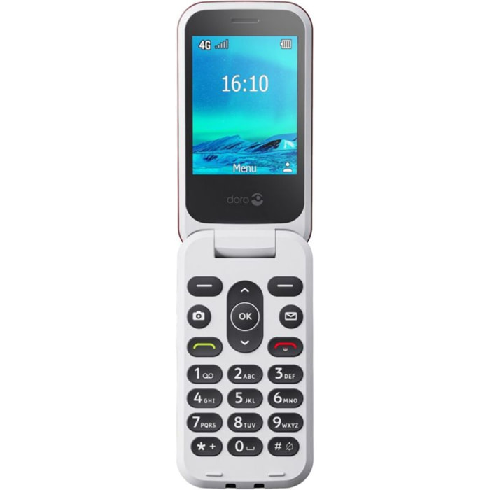 Téléphone portable DORO 2820 Rouge / Blanc