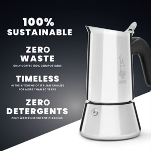 Cafetière italienne BIALETTI dont induction Venus - capacité 10 tasses