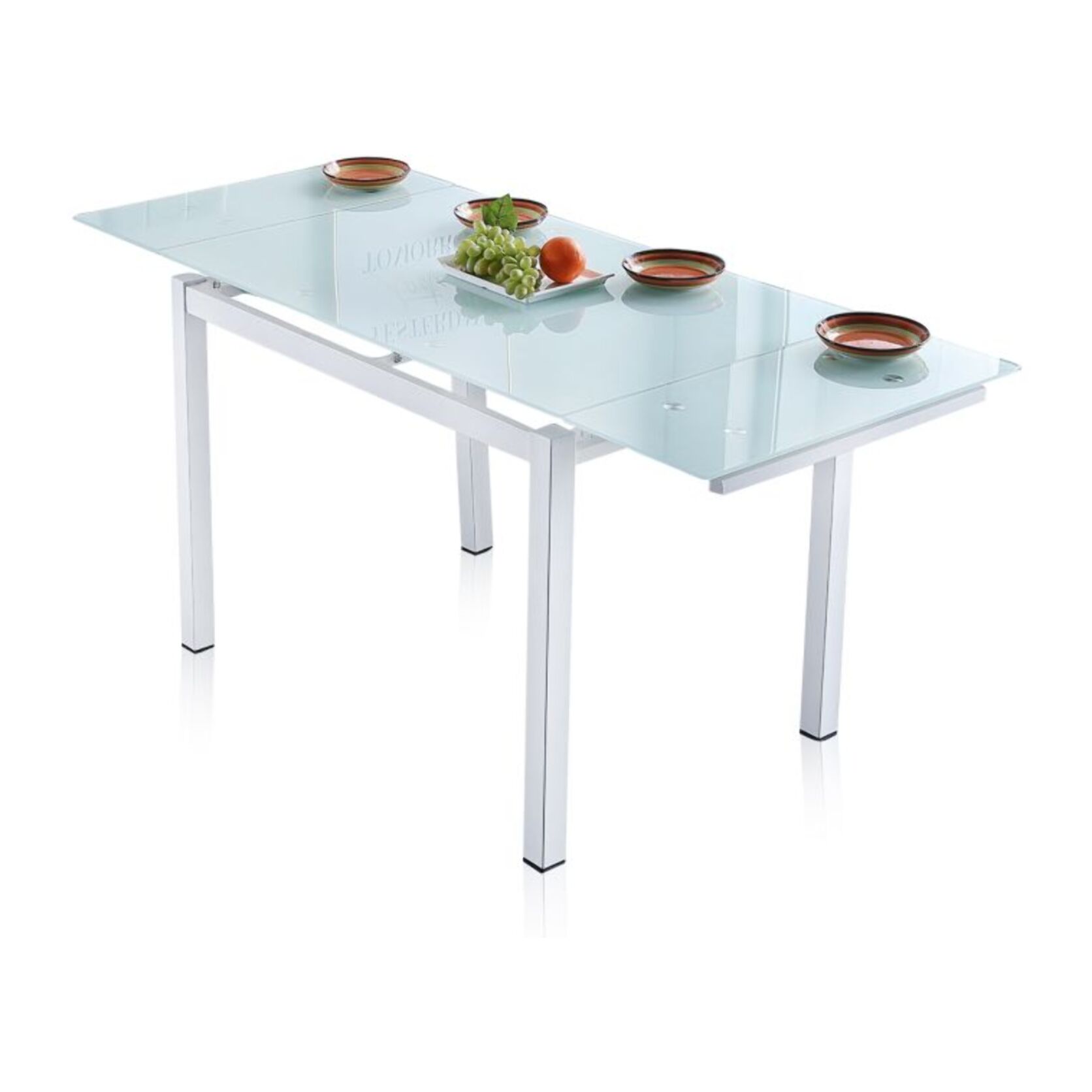 Mesa de comedor extensible Milan 110 Blanco