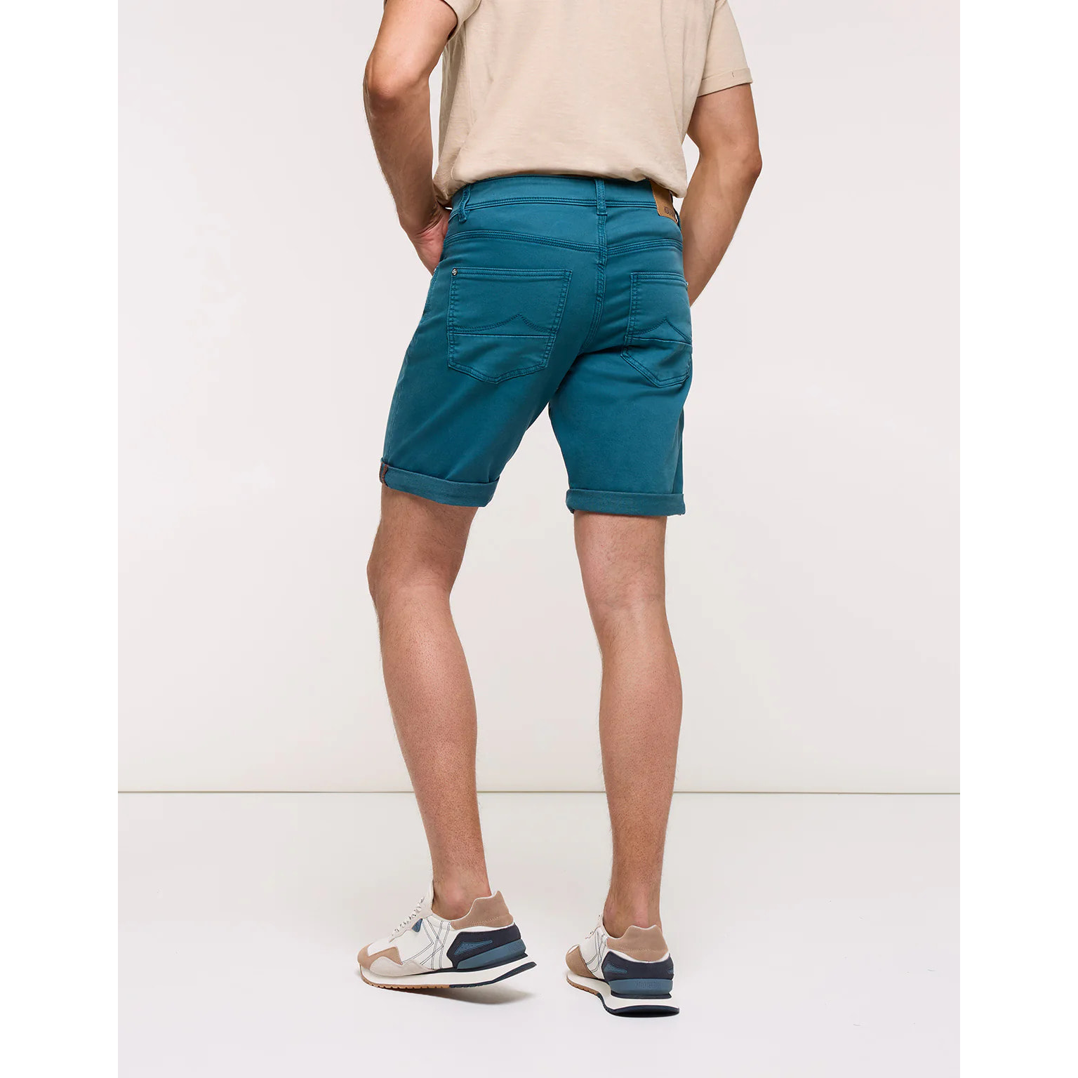 Bermuda Denim Turquesa Oscuro - Palm Beach