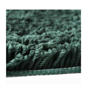 Tapis de bain Rond HIGHLAND ?110cm Vert foncé Spirella