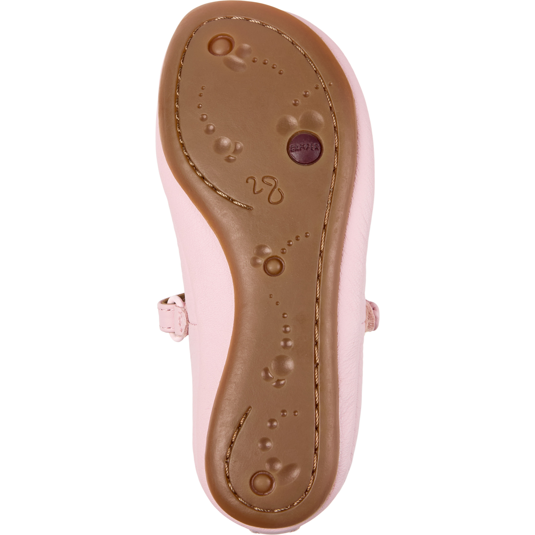 Bailarinas - CAMPER Right Kids Twins - Rosa - Cuero liso