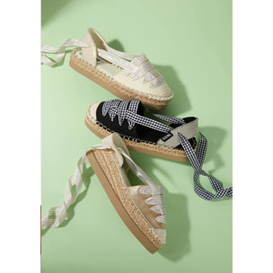 B&W Break&Walk - Sandali estivi in juta con zeppa per donna e bambina