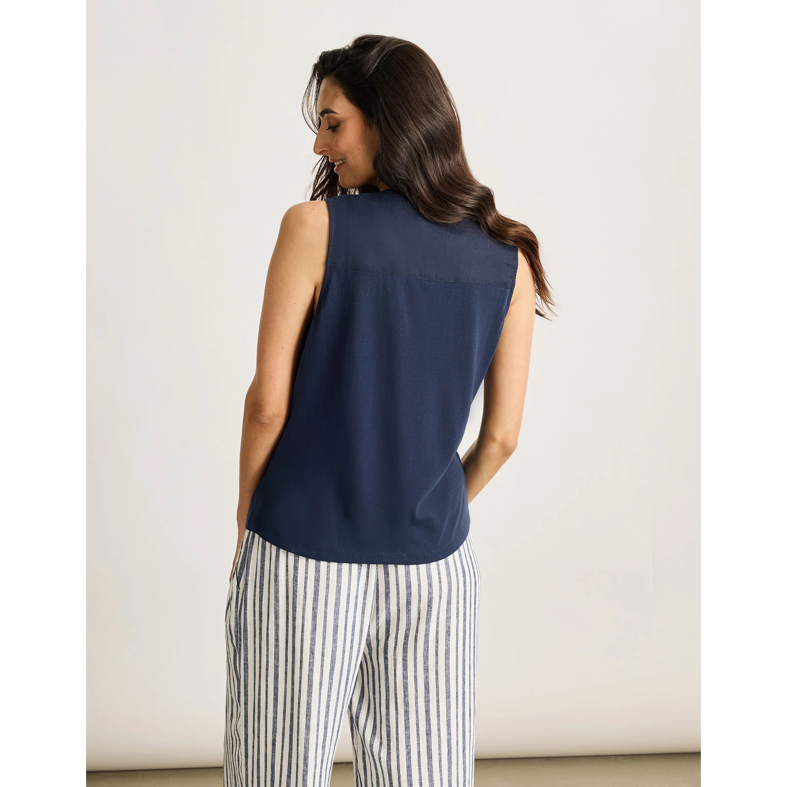 Camisa Tirantes Azul Marino - Nurita