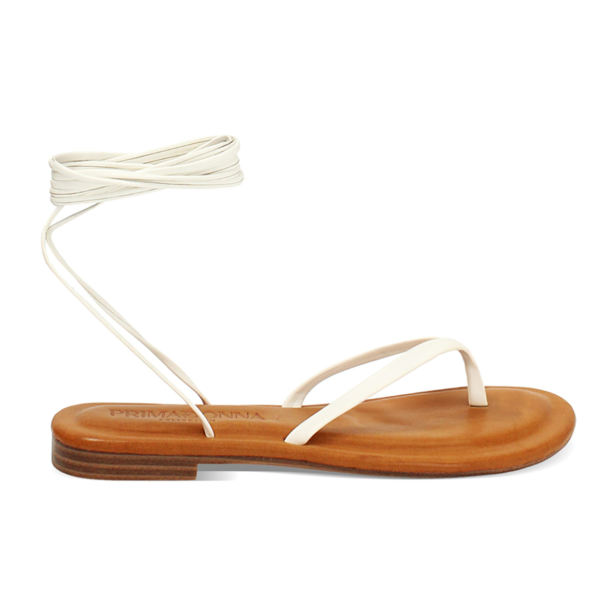 Sandali bassi donna bianchi lace-up