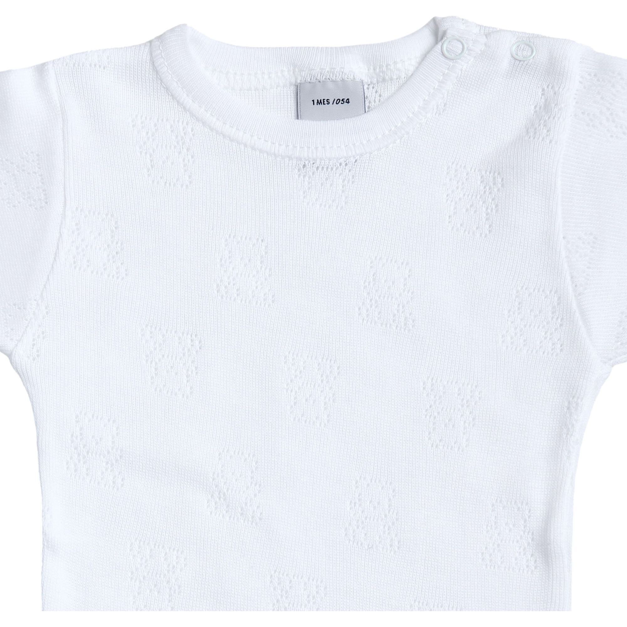 Body bebé manga corta calado ositos