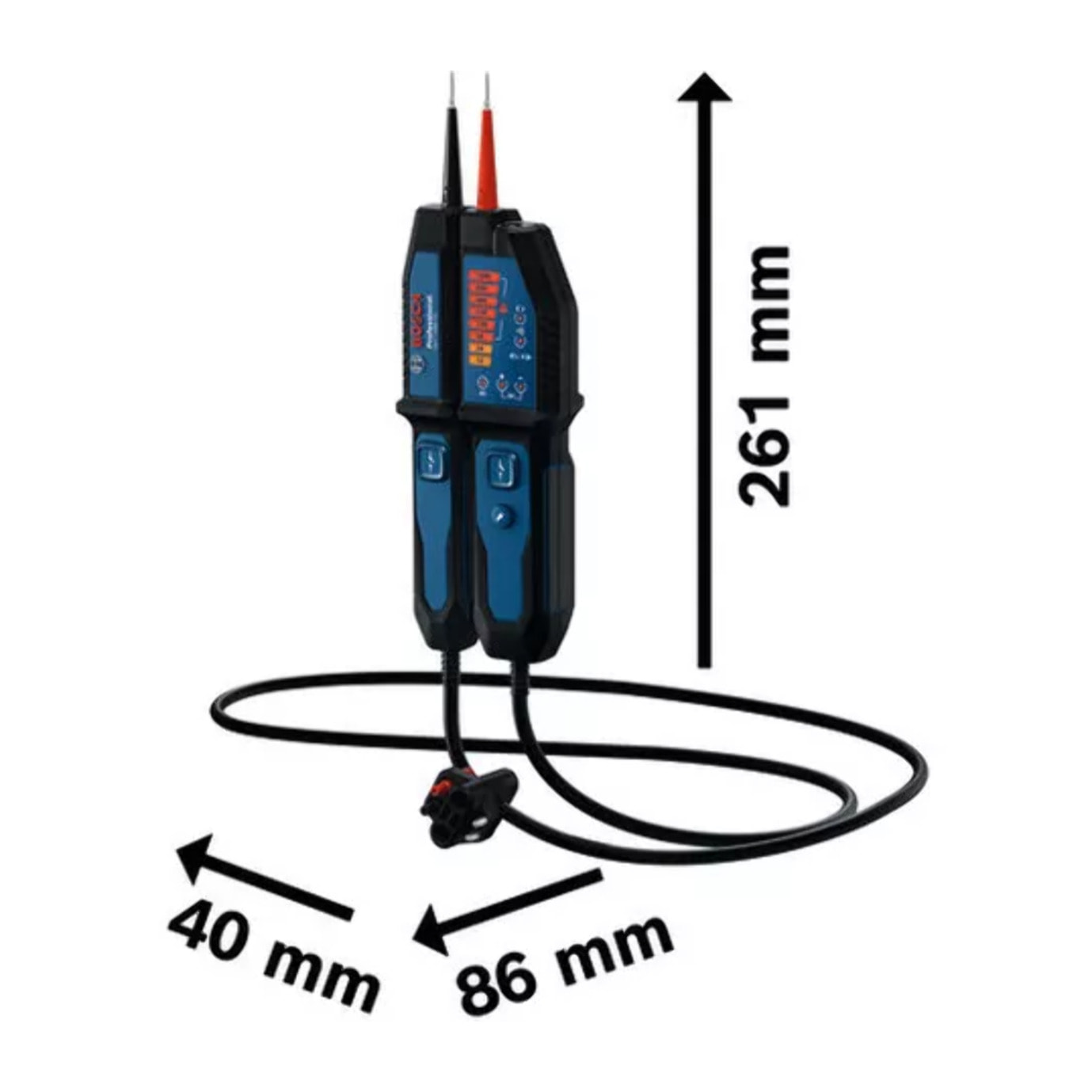 Testeur de tension GVT 1000-15 Professional - 1 000 V CA/CC - BOSCH - 0601077800