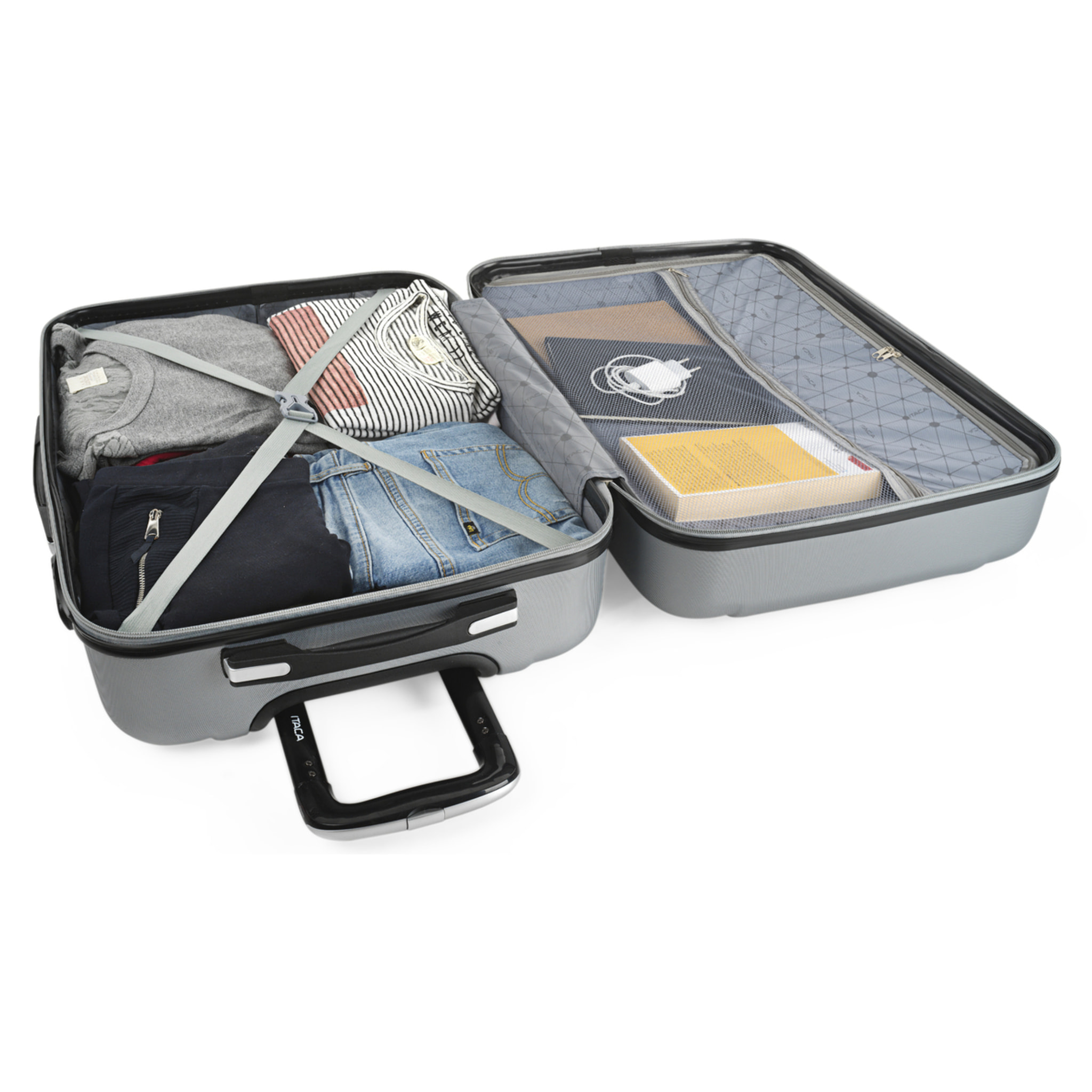 Maleta Itaca Tiber Plata