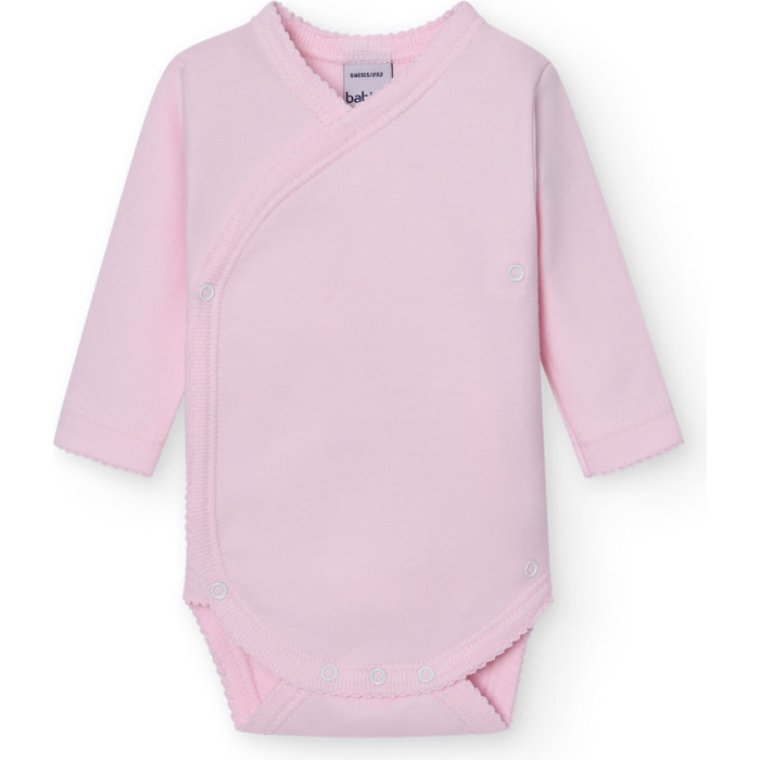 Body cruzado bebé manga larga algodón