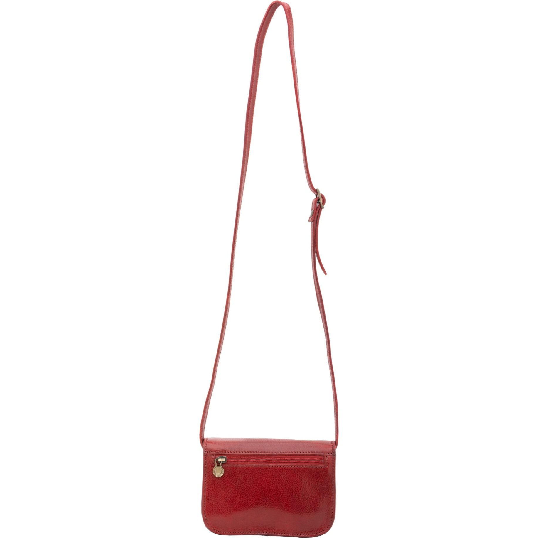 Borsa a tracolla da donna - Modello False - Vera pelle - 19.0 x 13.0 x 9.5 cm
