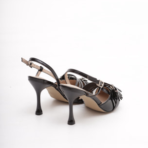 SLINGBACK CINTURINI NERO