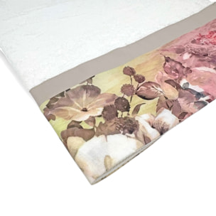 Set Spugna FLORA 2 Pezzi: Viso+Ospite - Bianco - 450 gr/m² - Puro Cotone