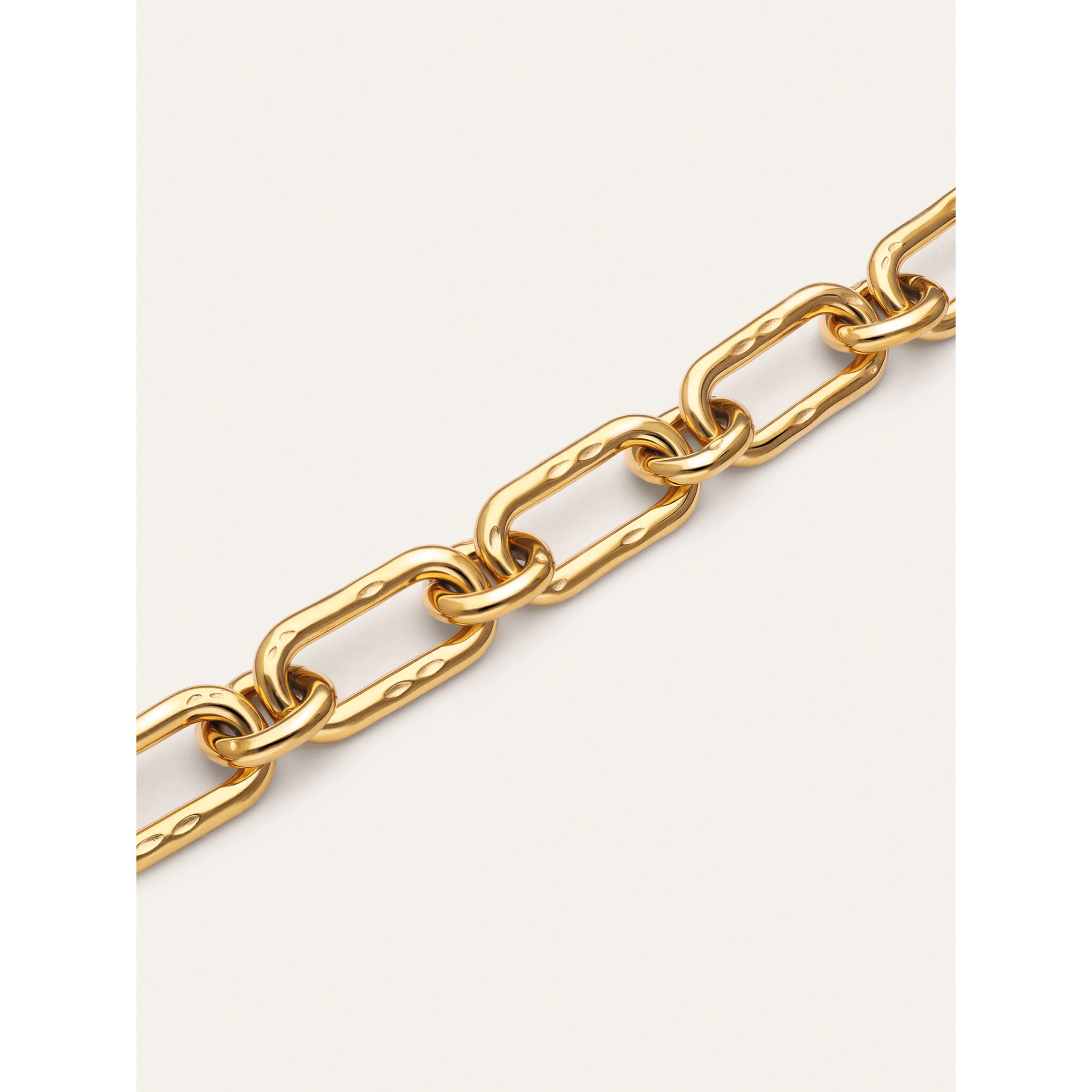 Bracciale Zambia Link Acciao Placcato Oro