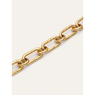 Bracciale Zambia Link Acciao Placcato Oro