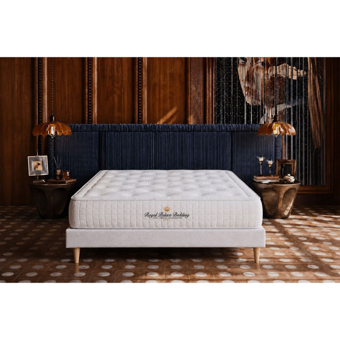 Matelas à Mémoire de forme Buckingham - 30cm d'épaisseurs et 7 zones de confort - 2 places