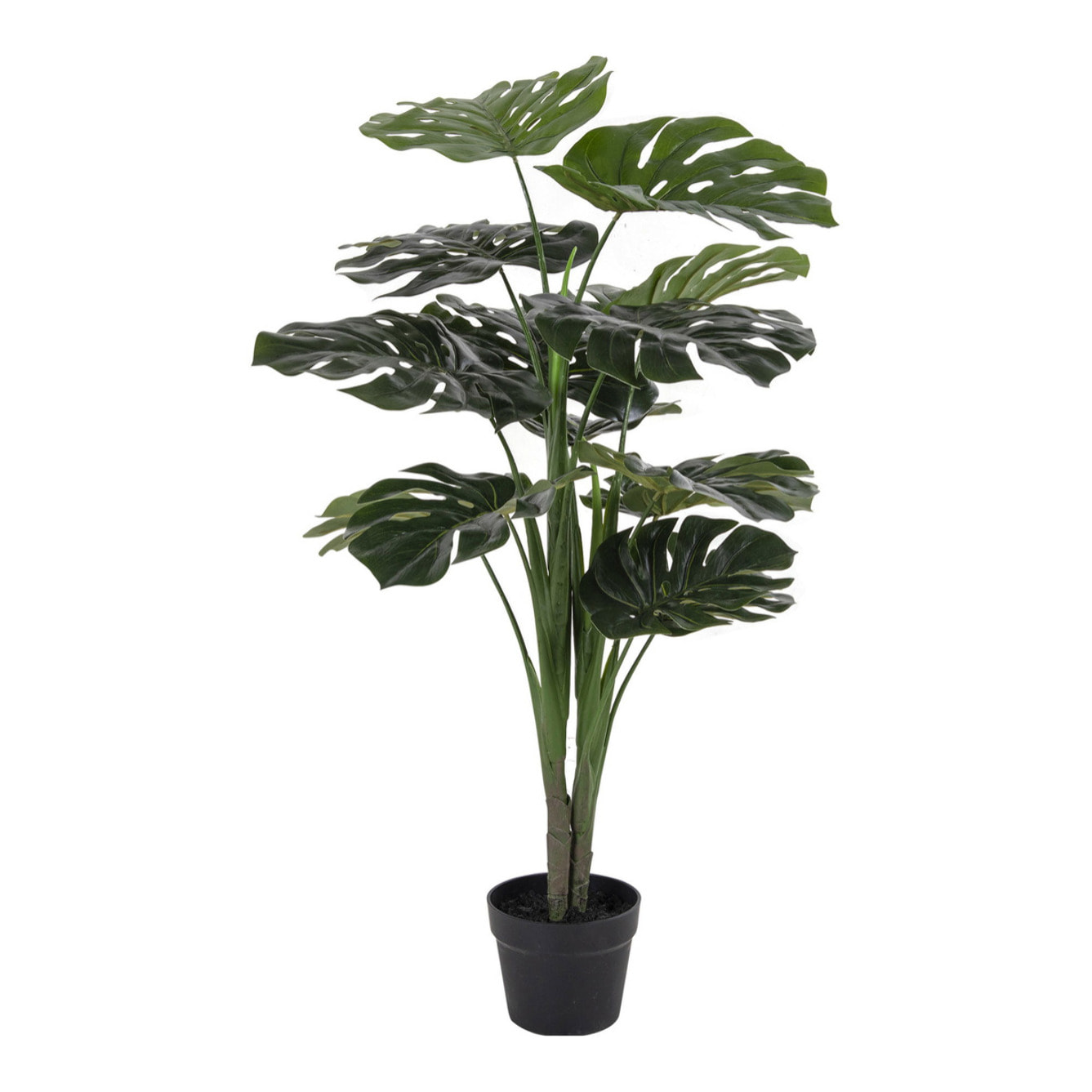 Monstera artificiale verde H 90 cm