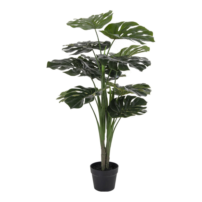 Monstera artificiale verde H 90 cm