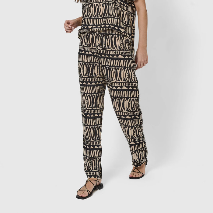 Pantalón viscosa tepec negro
