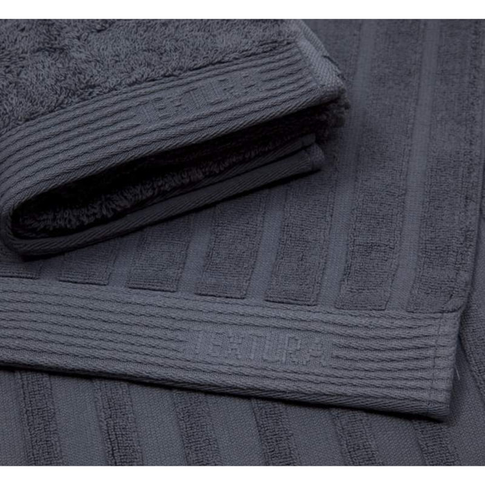 Alfombra de baño Maxim color gris oscuro 100% Algodón