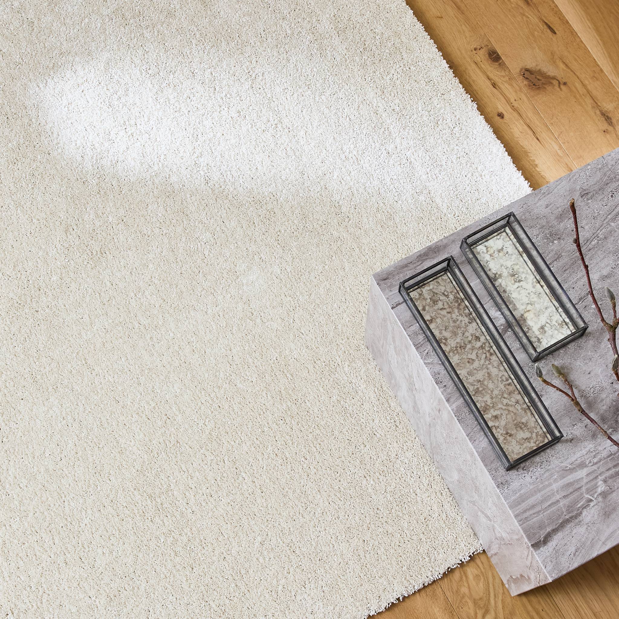 Tapis intérieur velours frisé crème LAWRENCE