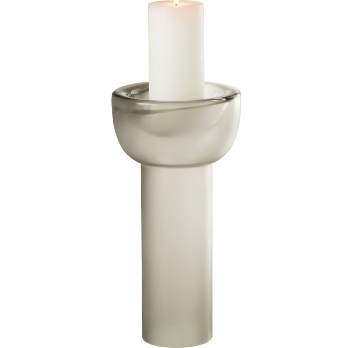 J-Line vase/chandelier Yara - verre - beige - medium - 32 cm de hauteur