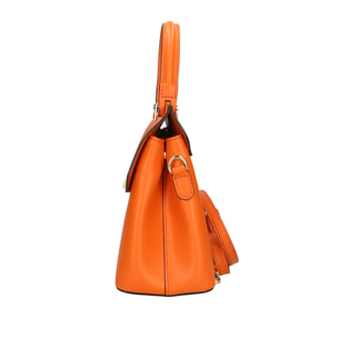 Borsa a mano da donna In Vera pelle Made in Italy 27x23x12 cm