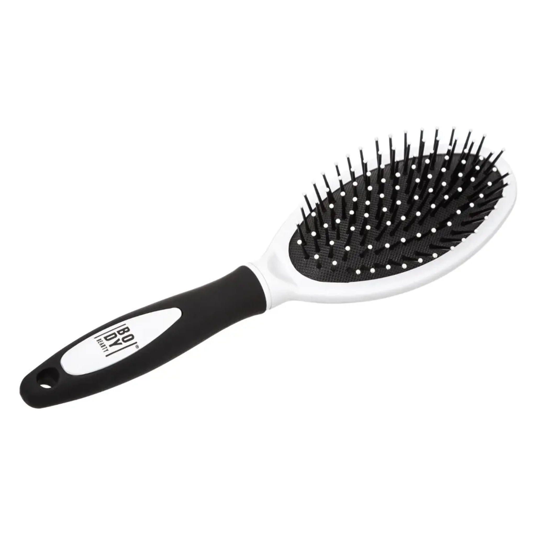 Brosse rubber métal tête ovale