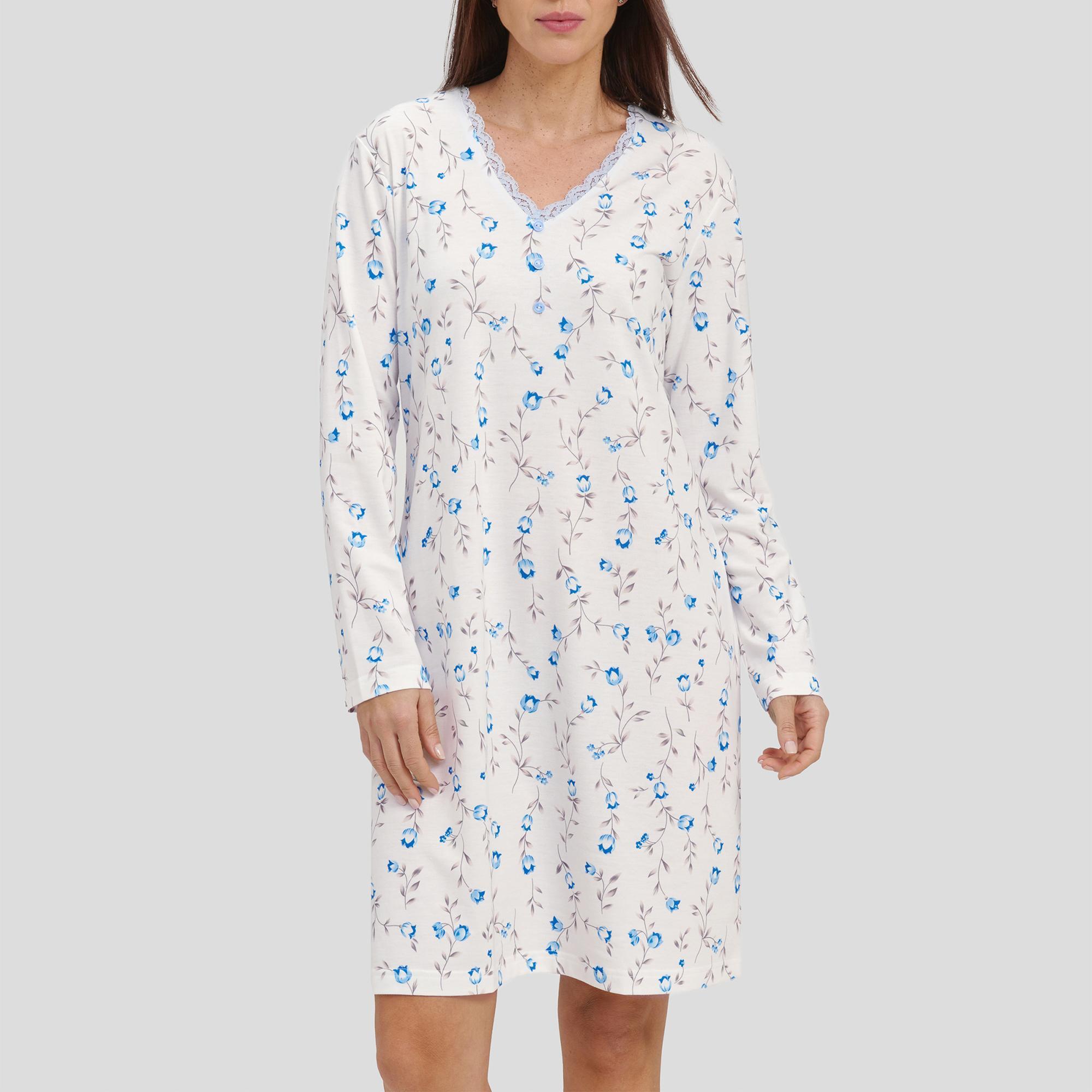 Camisón largo Celeste