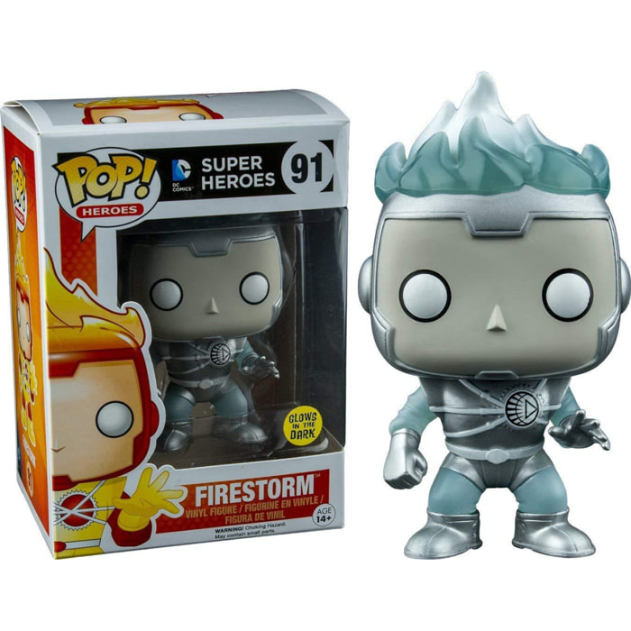 Super Heroes Funko POP DC Comics Firestorm Lanterna Bianca Luminoso 9 cm