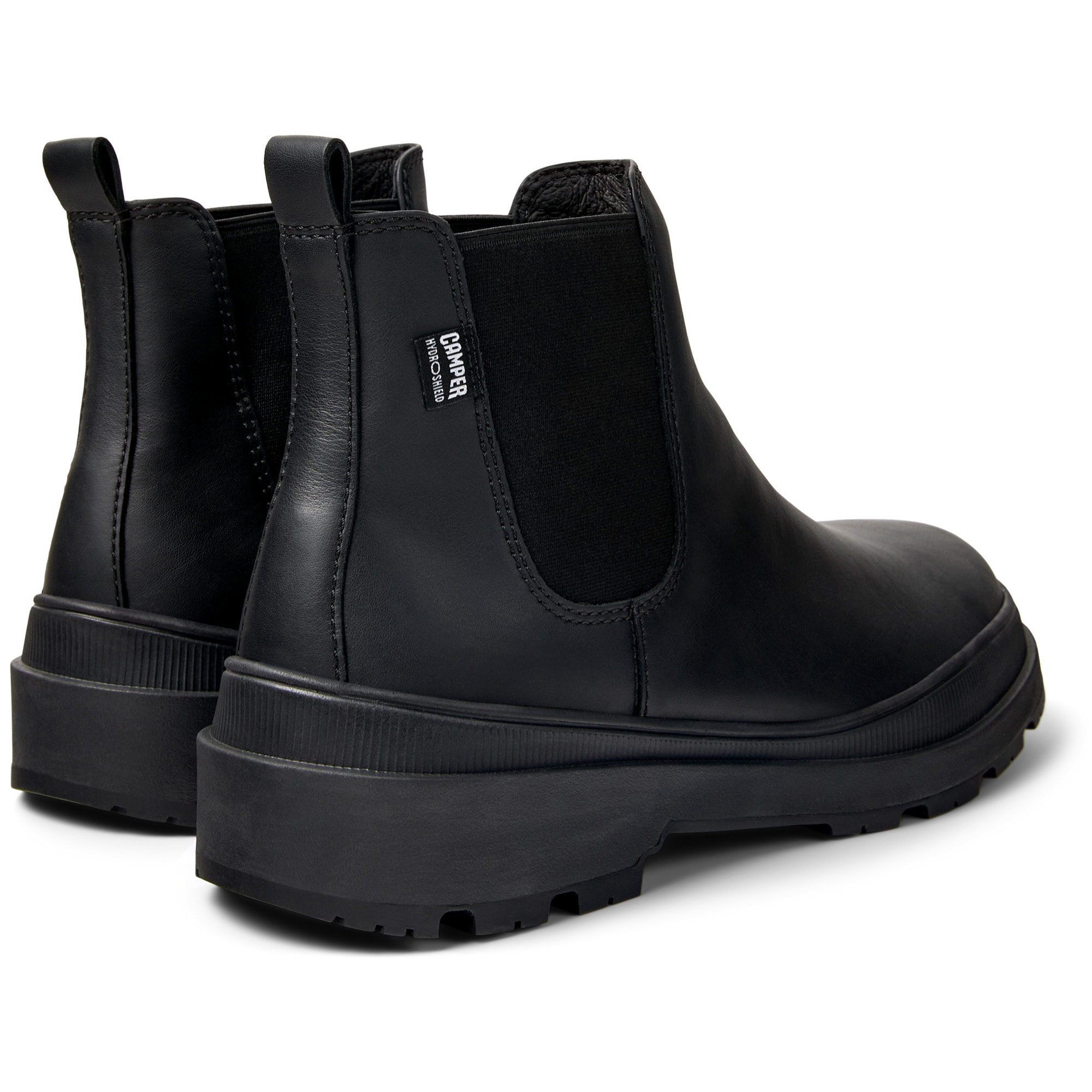 Botines - CAMPER Brutus Trek - Negro - Cuero liso