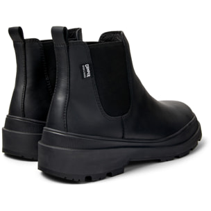 Botines - CAMPER Brutus Trek - Negro - Cuero liso
