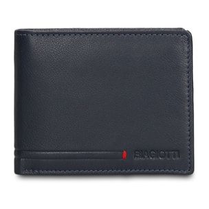 Portafoglio uomo vera pelle - Modello Araldo Prime - Casual - 12.0 x 10.0 x 2.5 cm