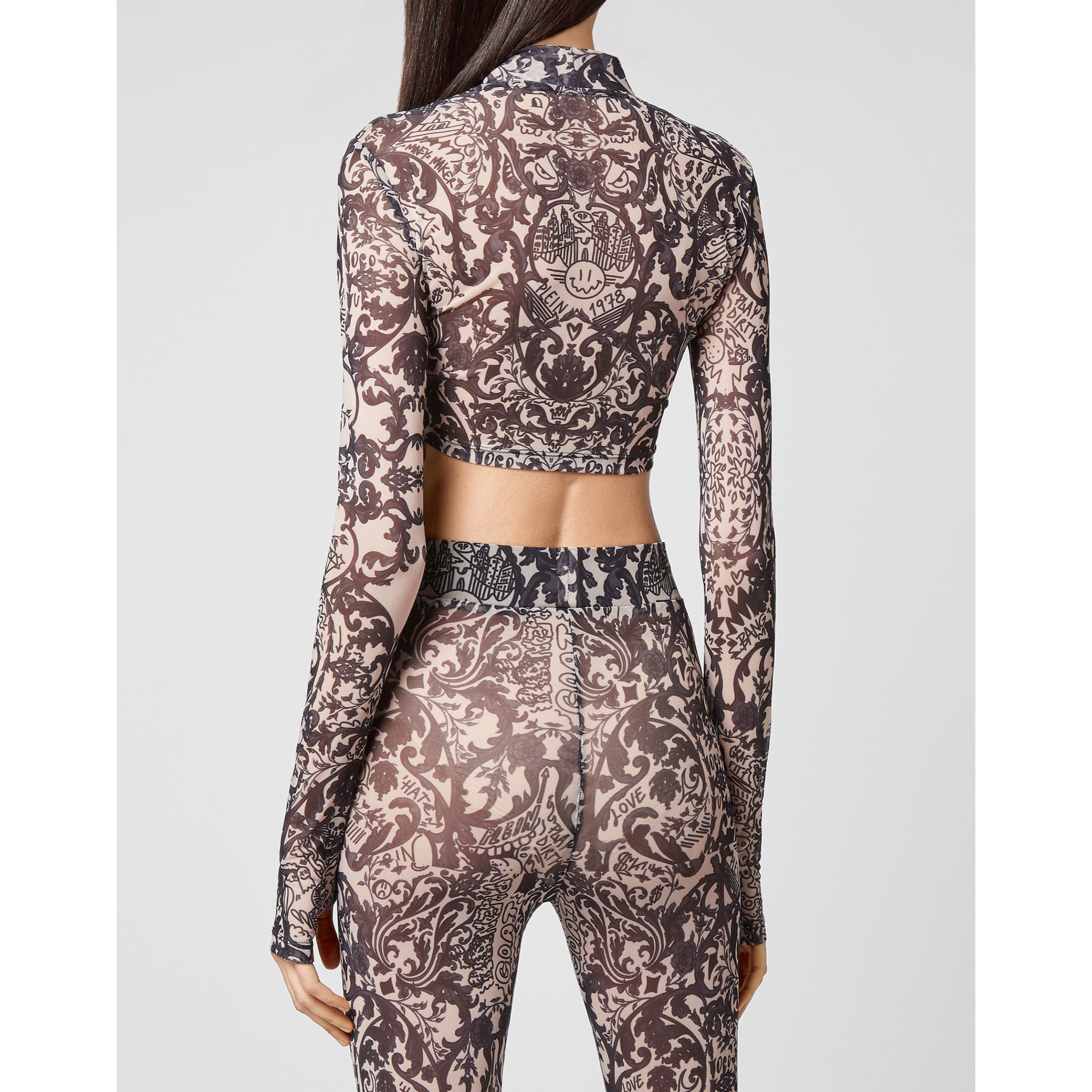 PHILIPP PLEIN Top de manga larga NEW BAROQUE