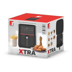 Bergner XTRA Freidora de Aire 6,5L 2200W Digital con Pantalla Táctil